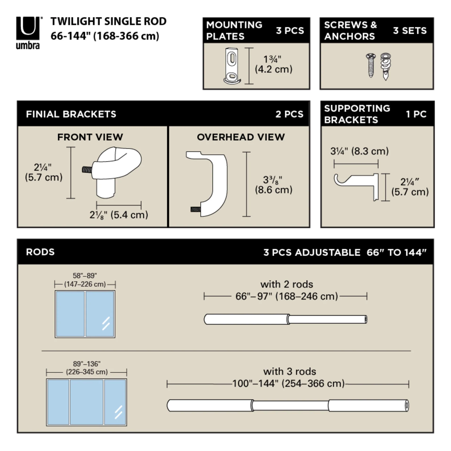UMBRA Twilight Blackout Curtain Rod — Wrap - Image 9