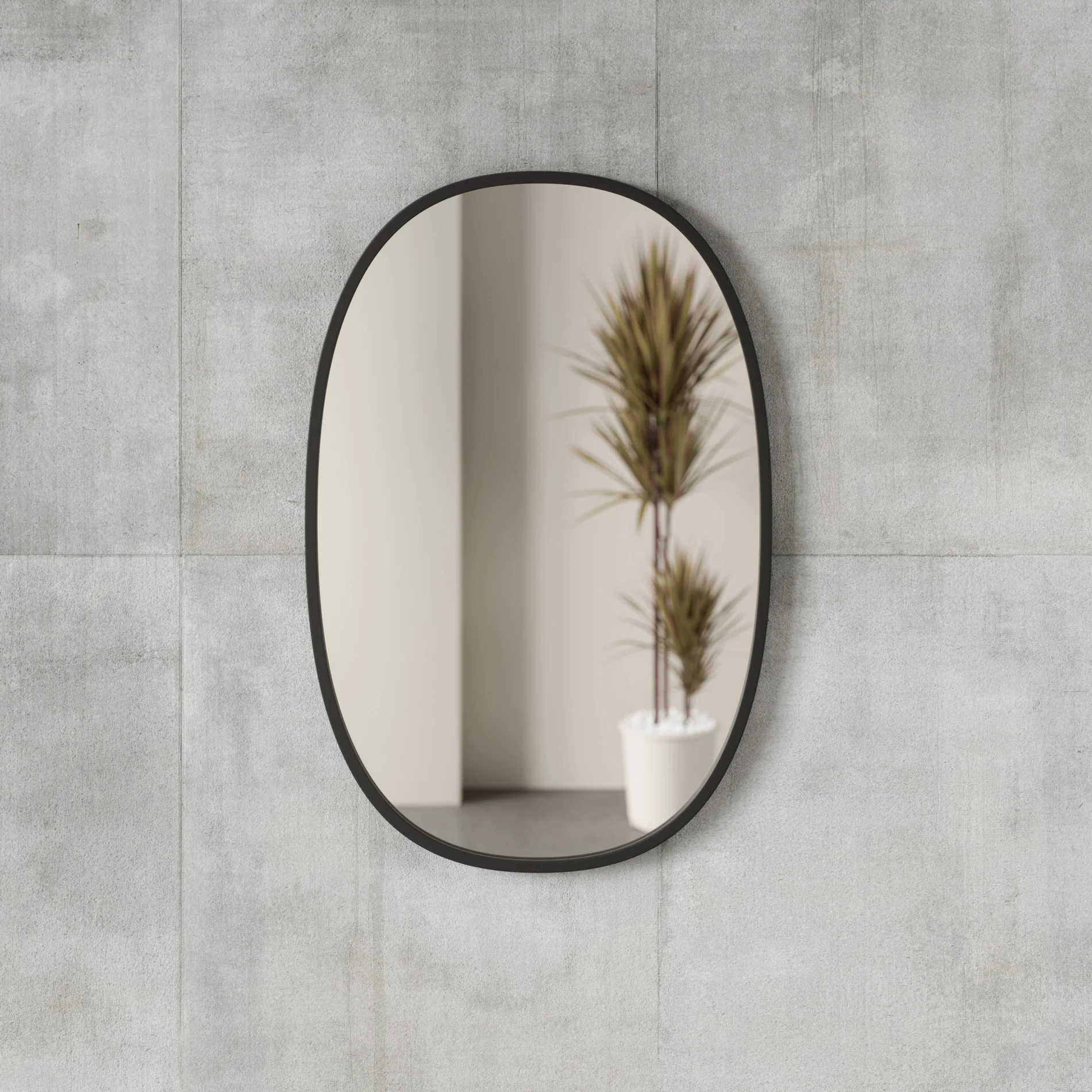 UMBRA Hub Oval Wall Mirror - Image 4