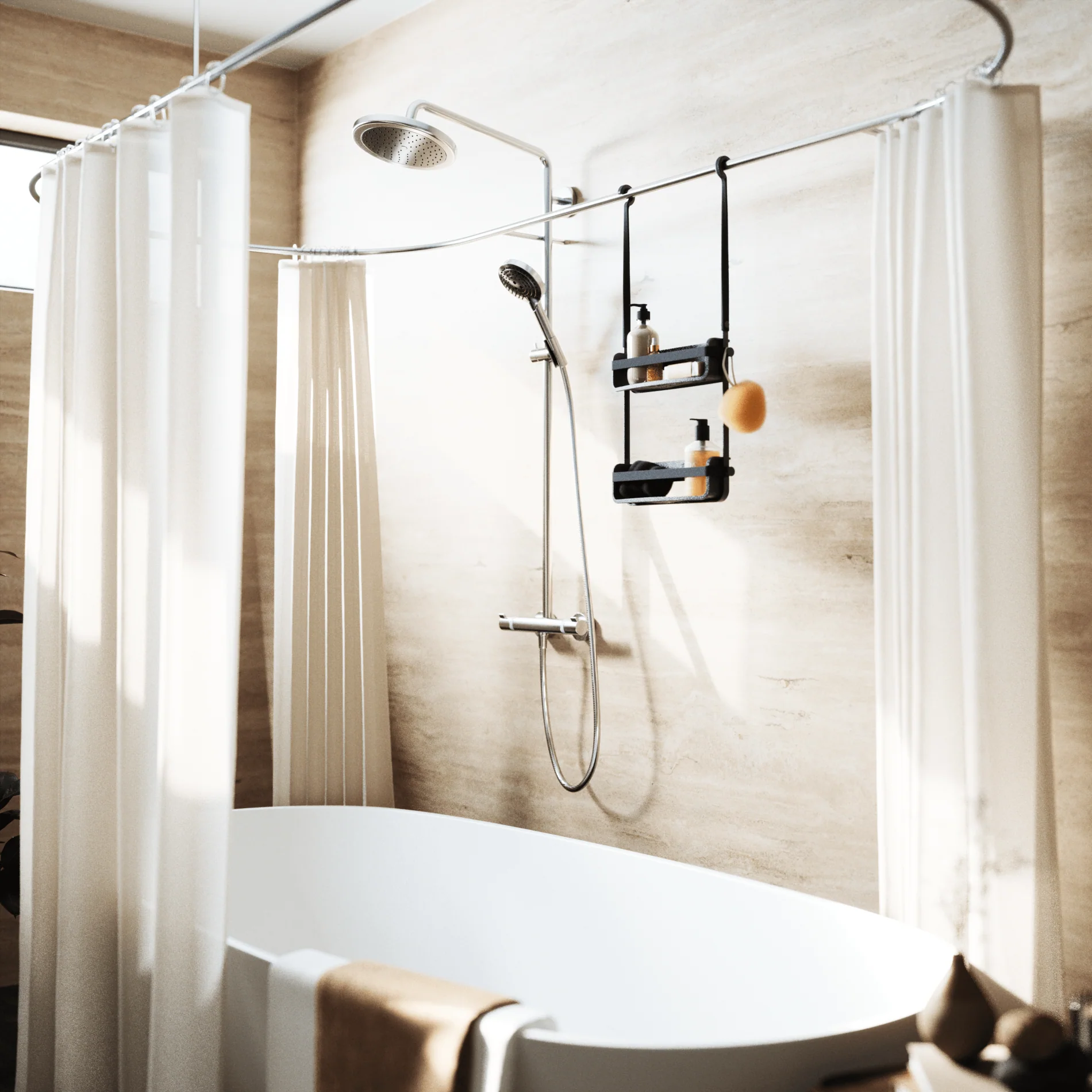 UMBRA Flex Shower Caddy — Bottle - Image 9
