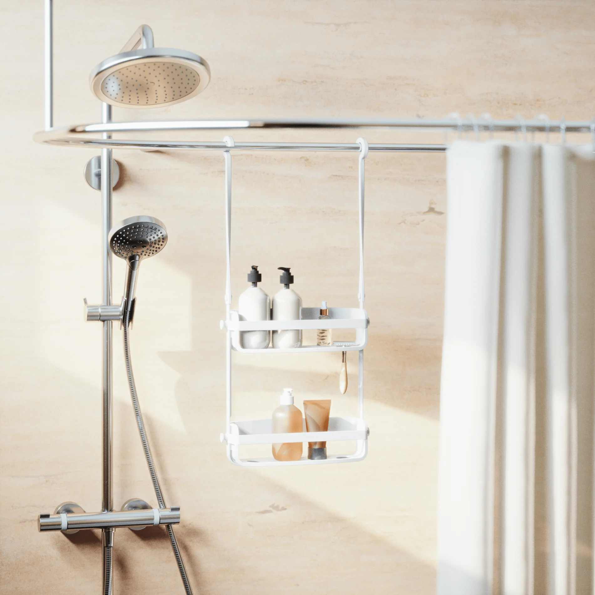 UMBRA Flex Shower Caddy — Bottle - Image 4