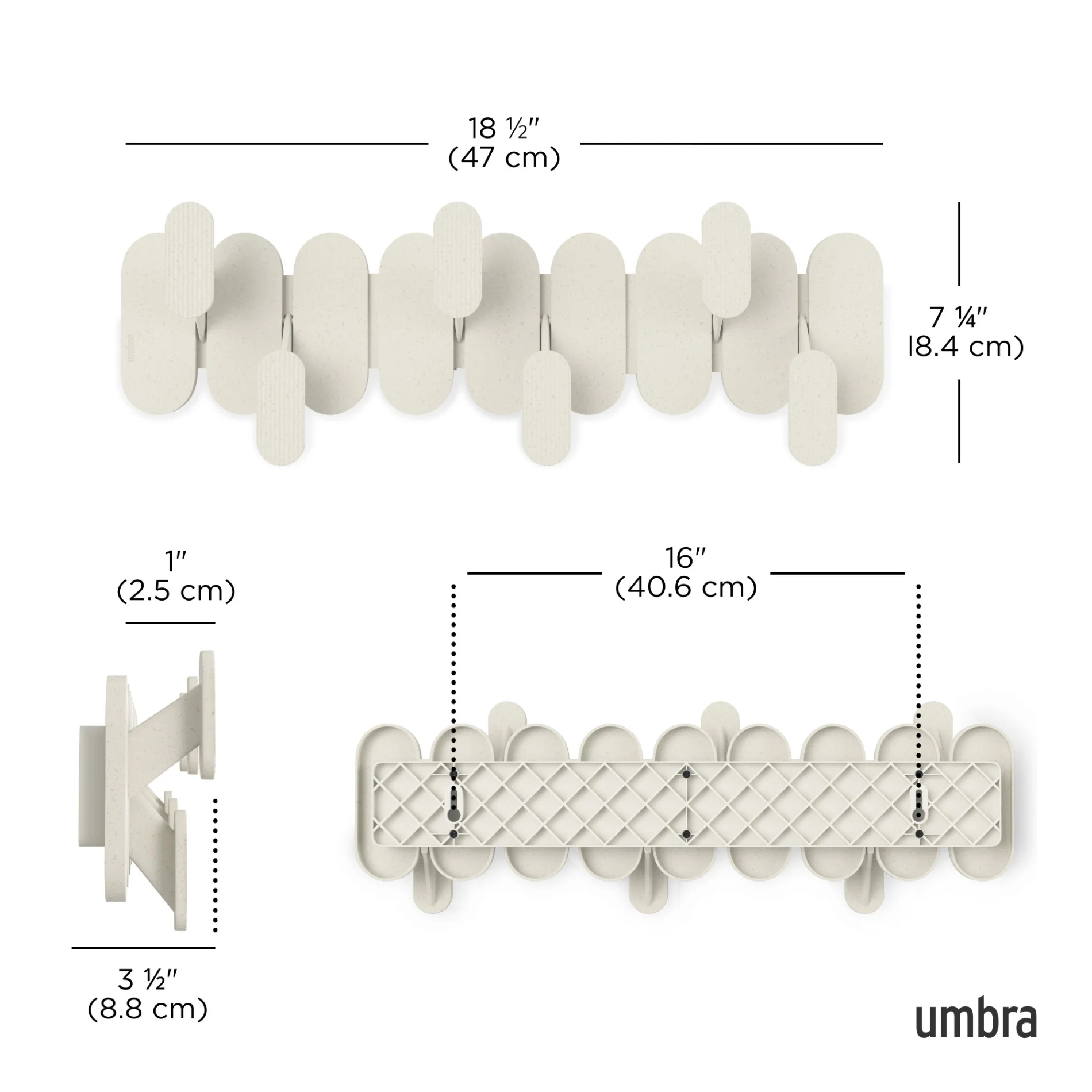 UMBRA Tempo 6 Wall Hook — Bag - Image 9