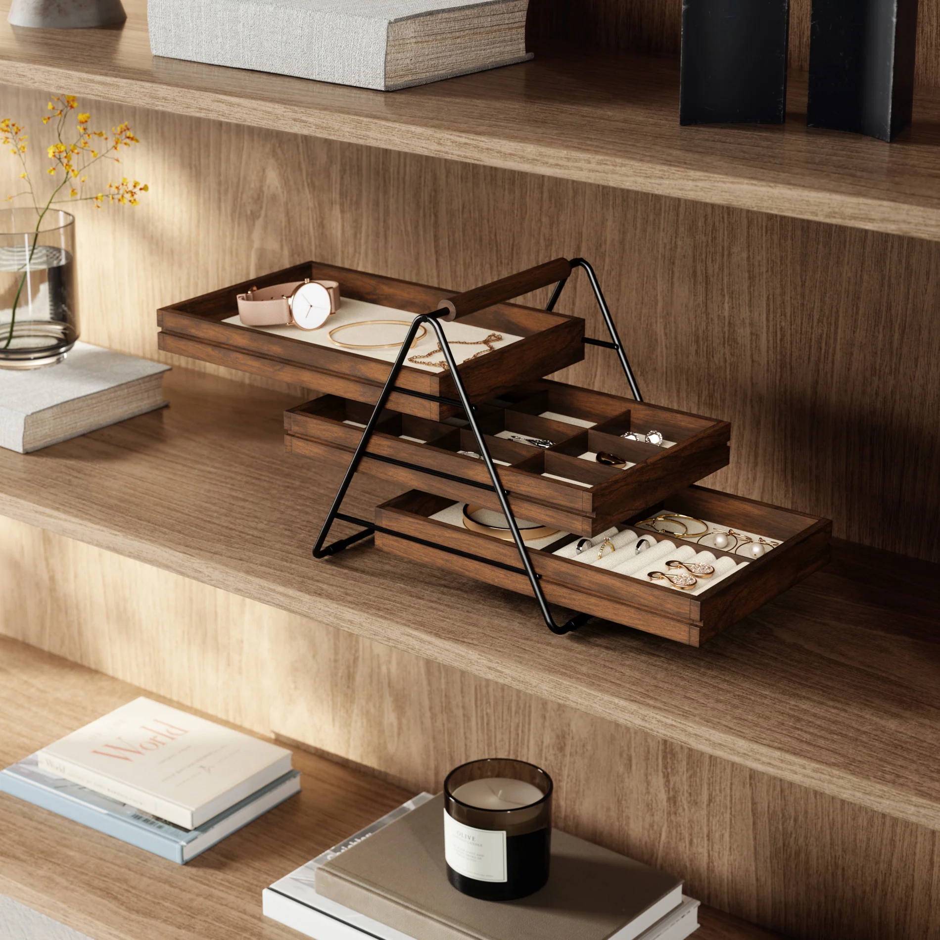 UMBRA Terrace 3-Tier Jewelry Tray - Image 2