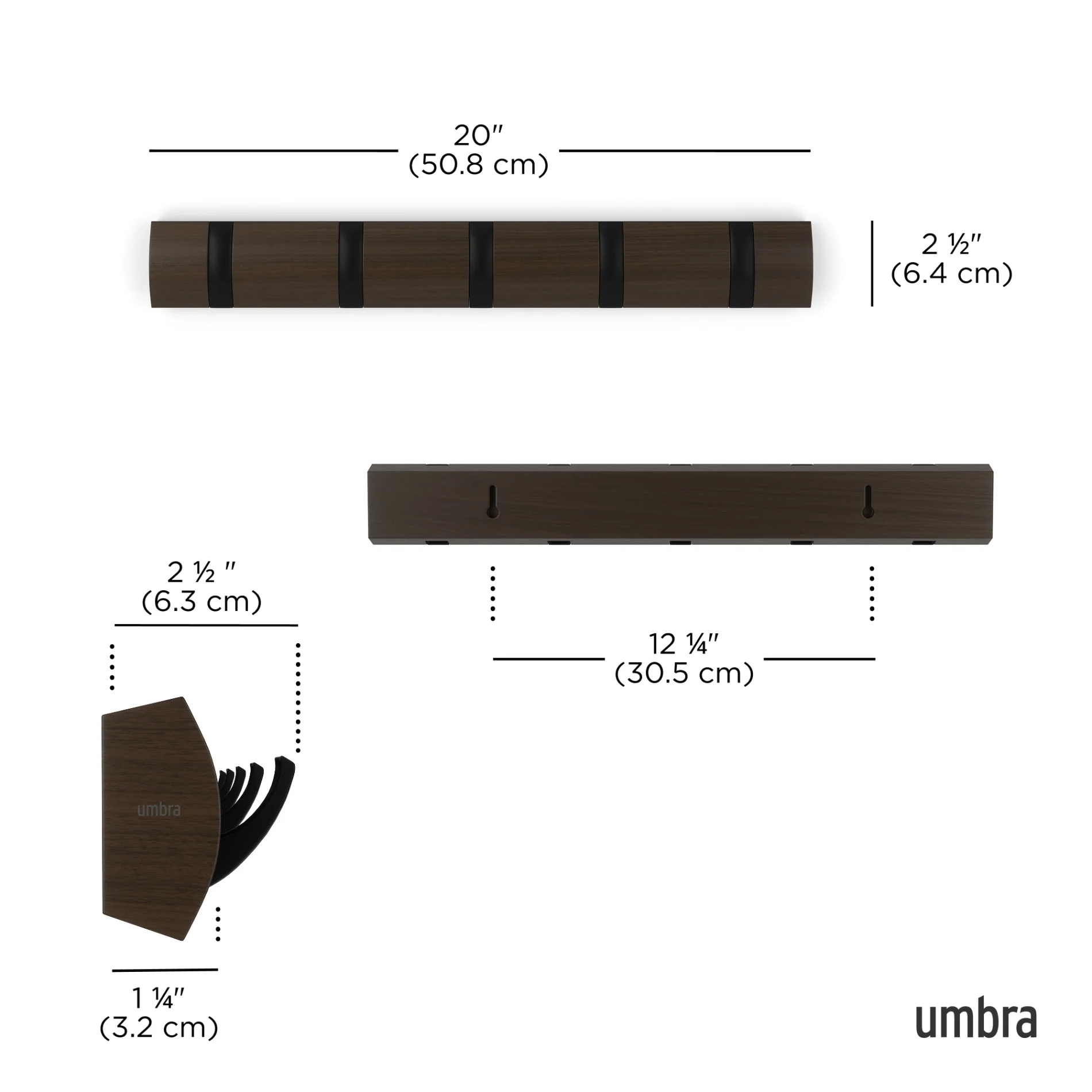 UMBRA Flip 5 Wall Hook — Rack - Image 30