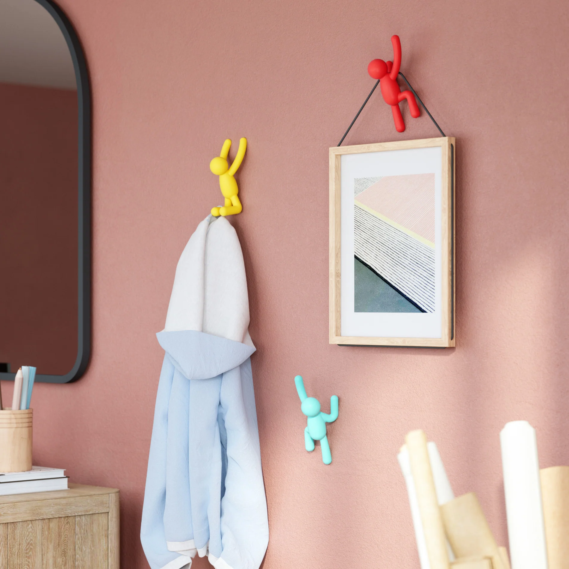 UMBRA Buddy Wall Hooks, Set of 3 - Image 19