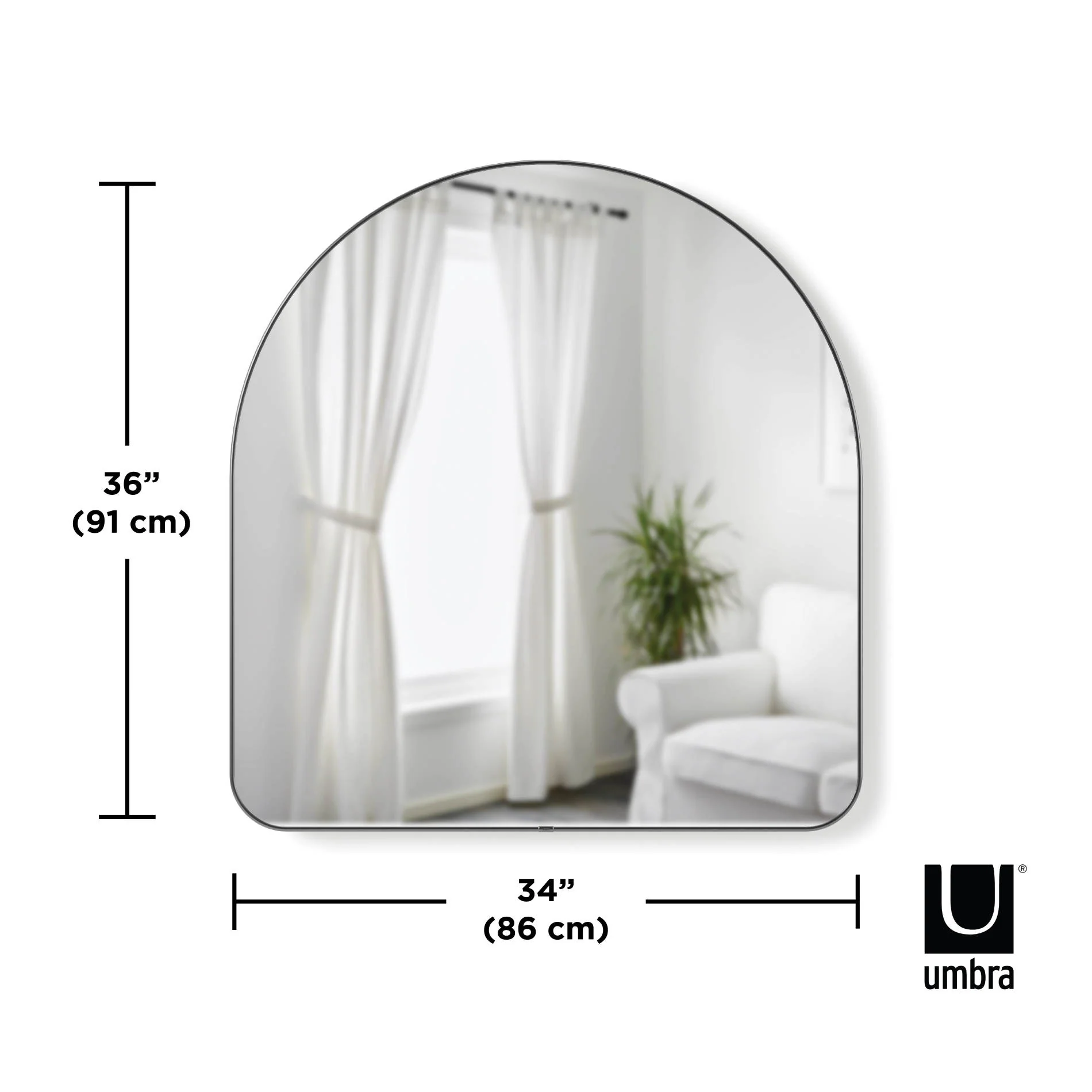 UMBRA Hubba Arched Wall Mirror - Image 14