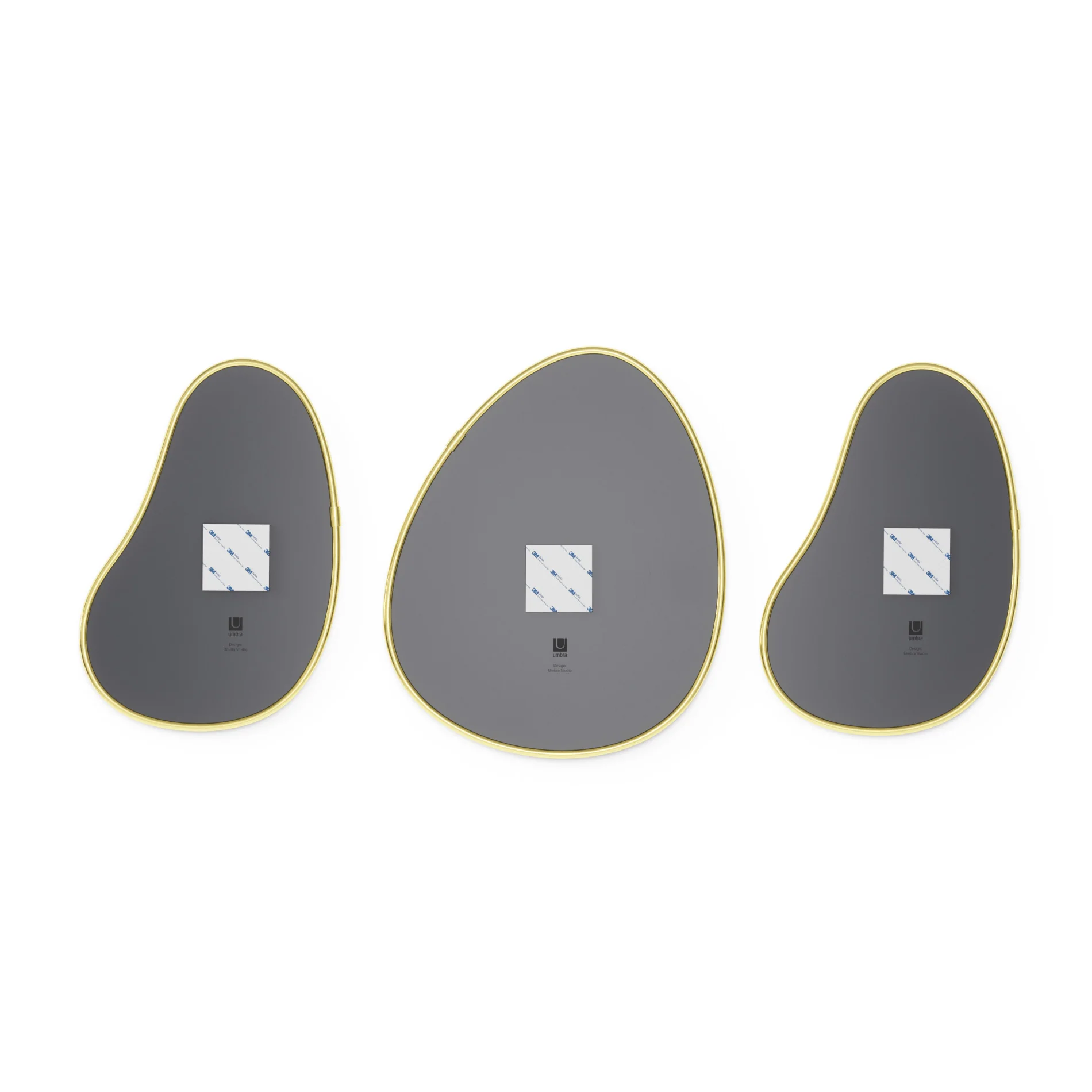 UMBRA Hubba Pebble Wall Mirrors, Set of 3 - Image 14