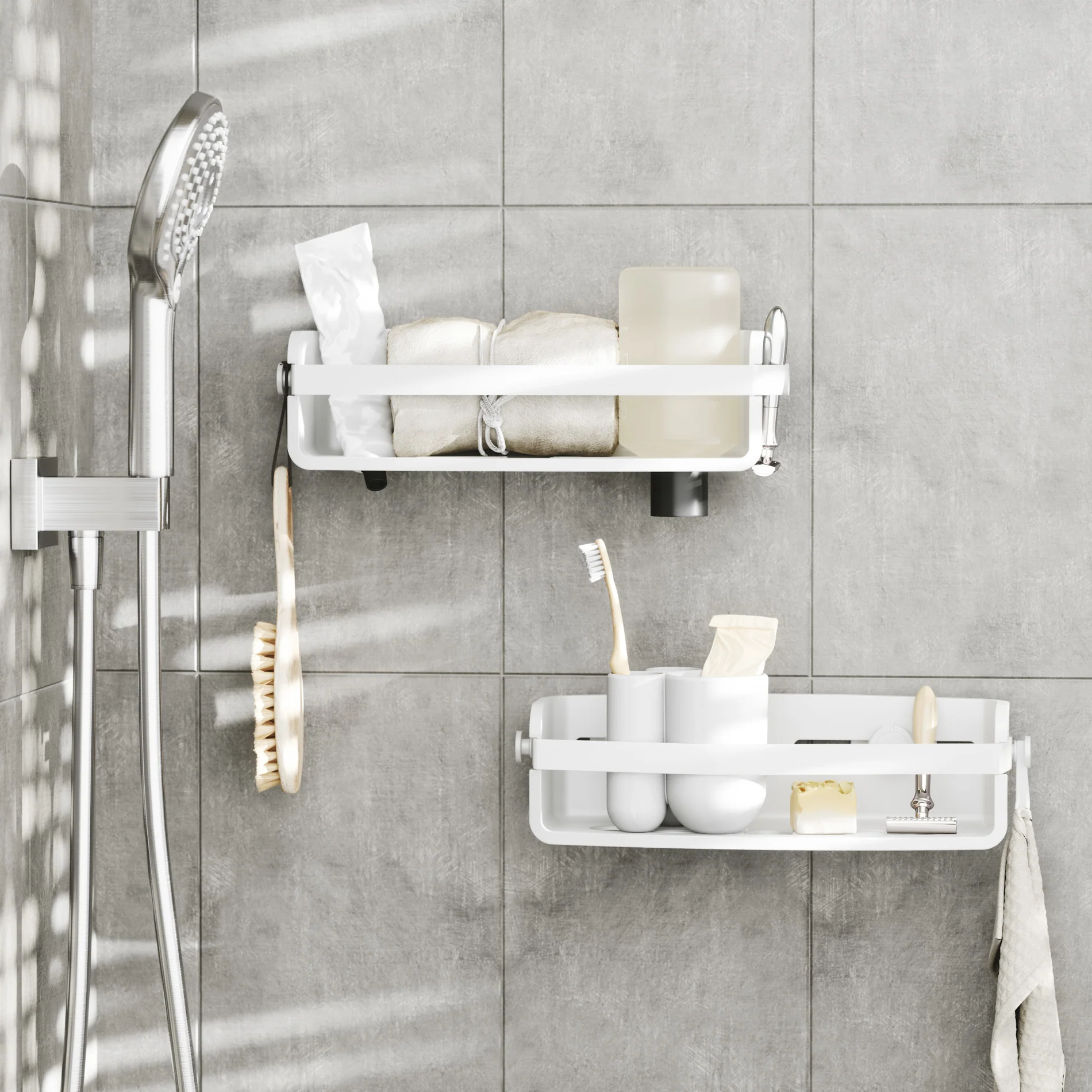UMBRA Flex Adhesive Bin — Wash - Image 3