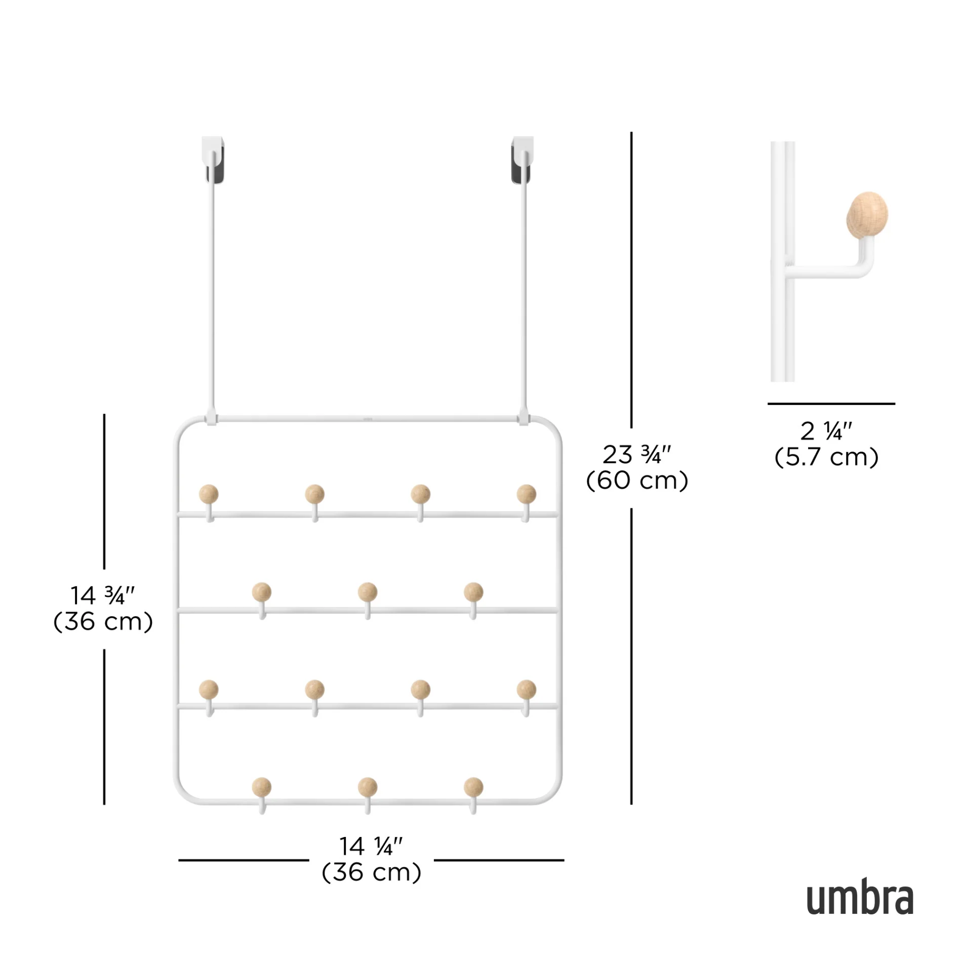 UMBRA Estique Over The Door Organizer — Jacket - Image 10