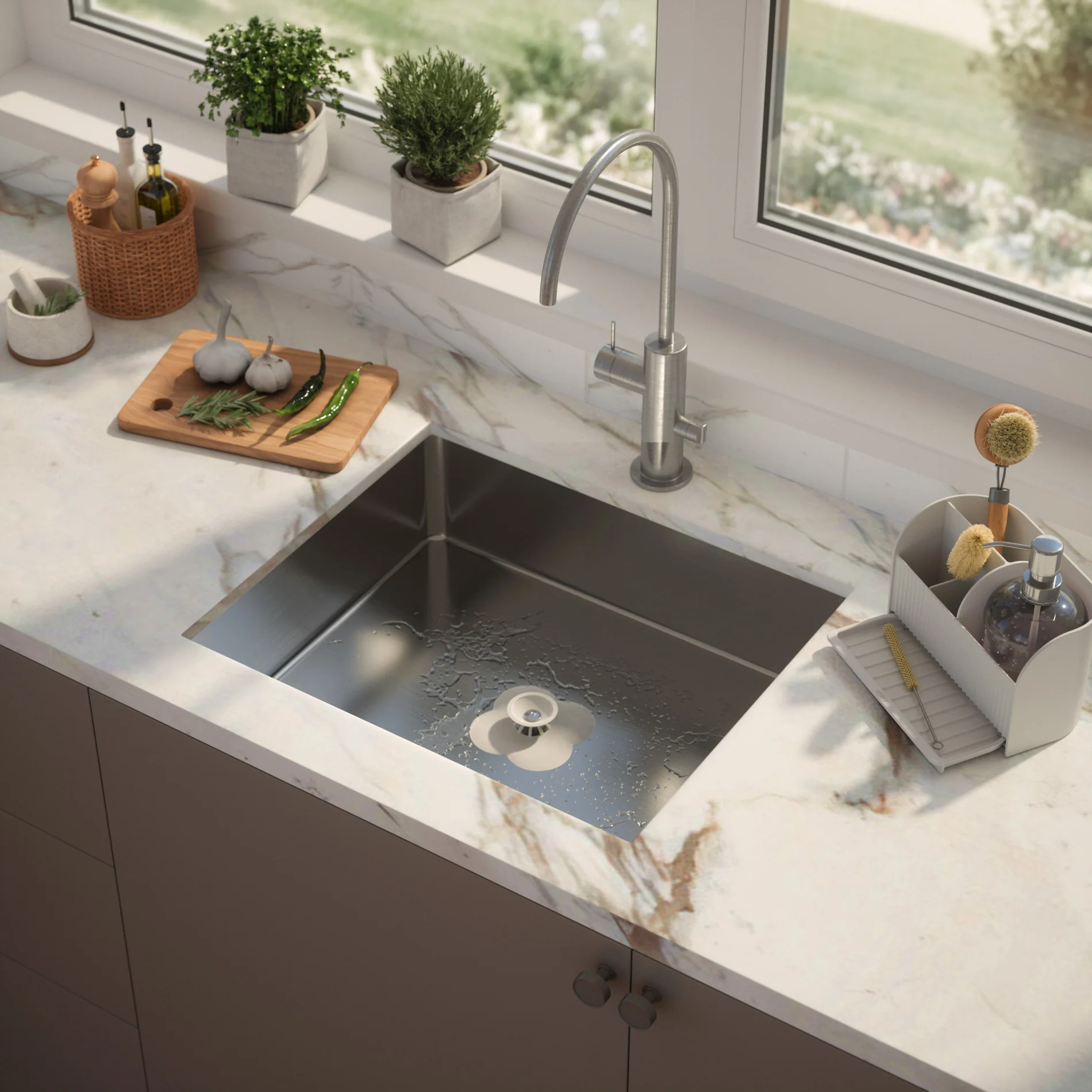 UMBRA Bloom Drain Stop — Set - Image 12