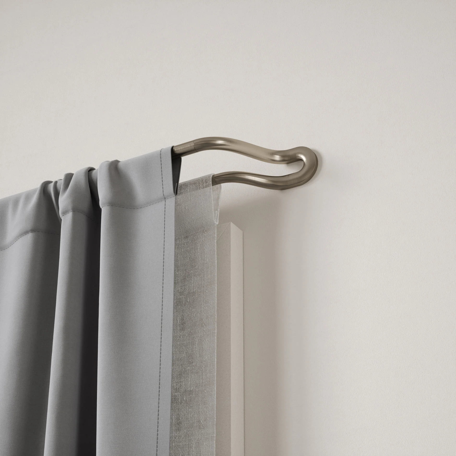 UMBRA Midnight Blackout Double Curtain Rod — Wrap - Image 8