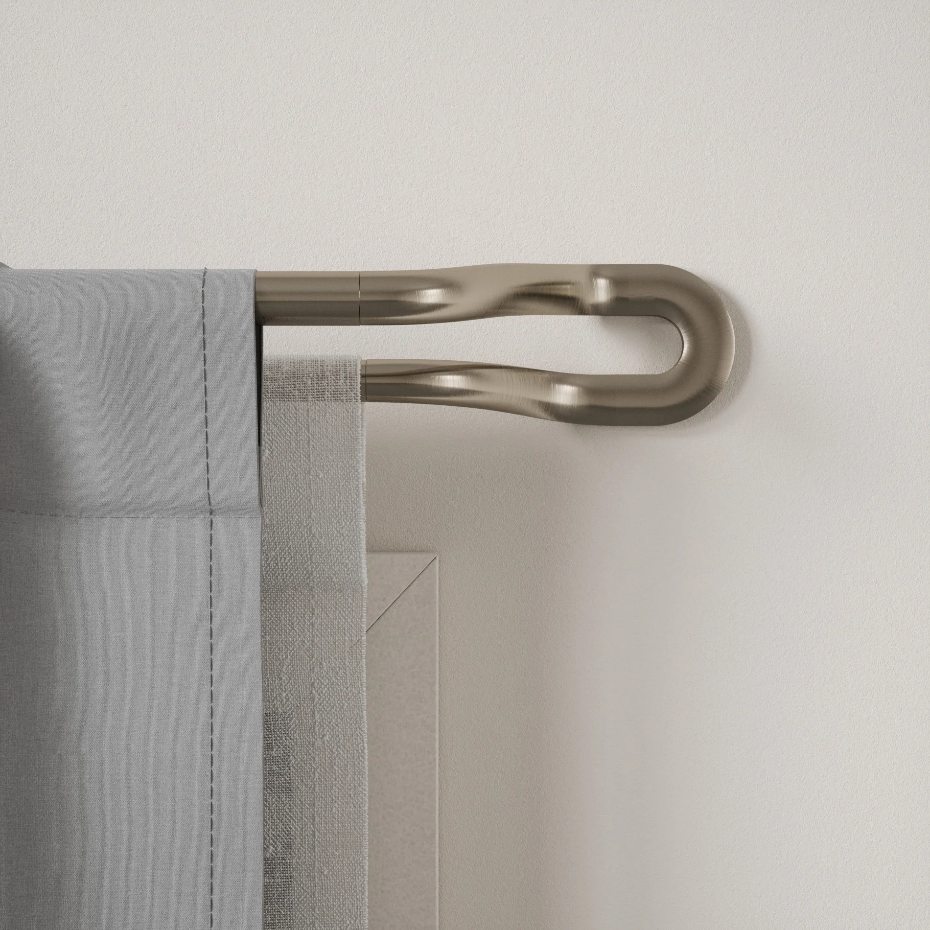 UMBRA Midnight Blackout Double Curtain Rod — Wrap - Image 9