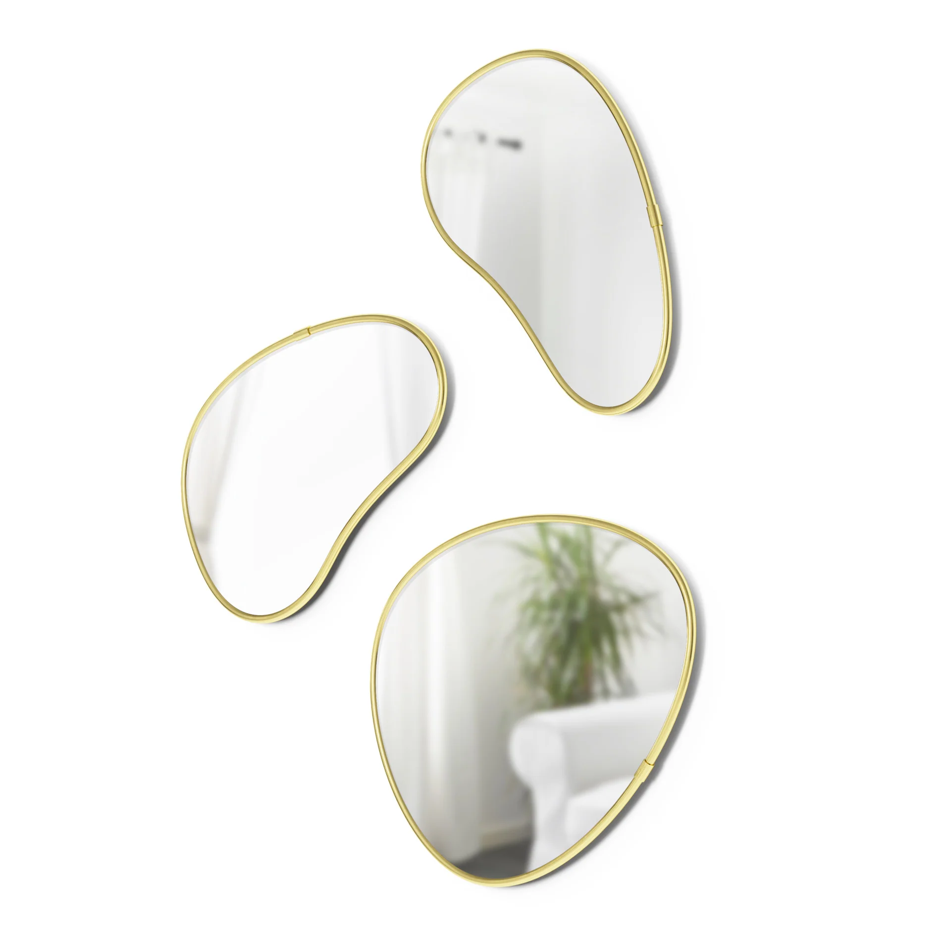 UMBRA Hubba Pebble Wall Mirrors, Set of 3 - Image 19