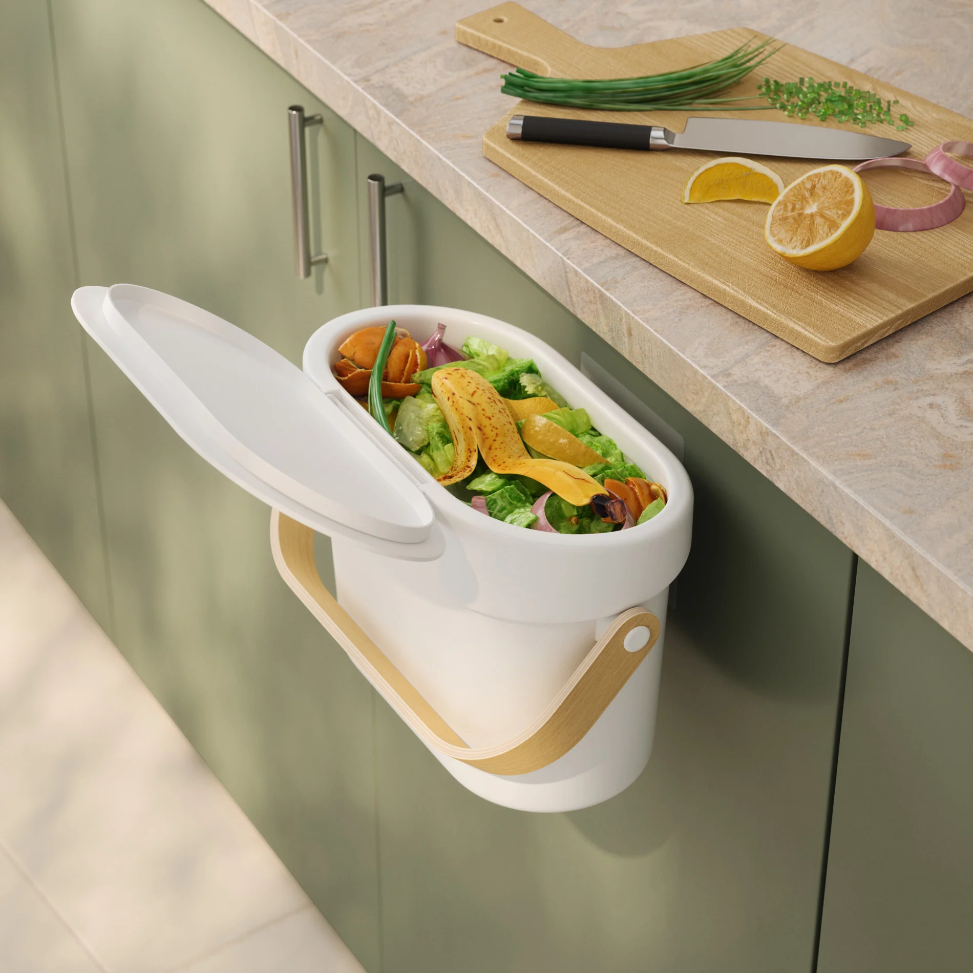 UMBRA Bellwood Compost Bin — Bag - Image 3