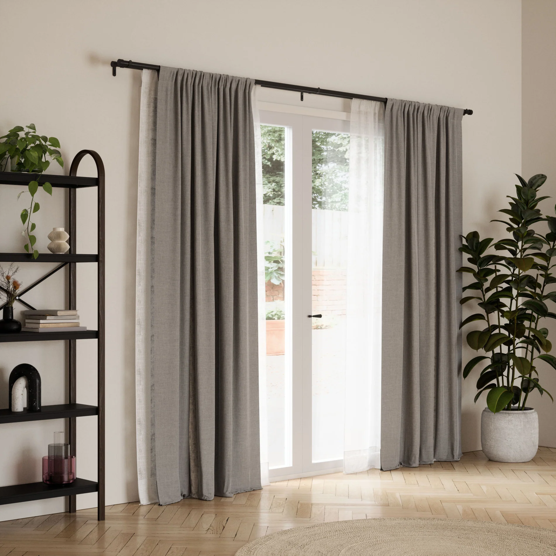 UMBRA Cappa Double Curtain Rod — Bracket - Image 4