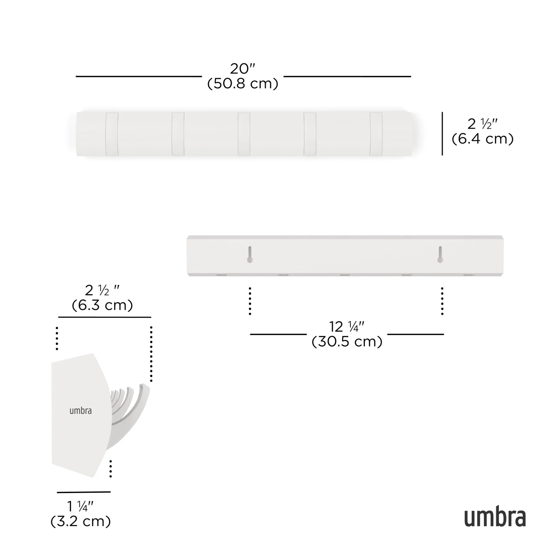 UMBRA Flip 5 Wall Hook — Rack - Image 22
