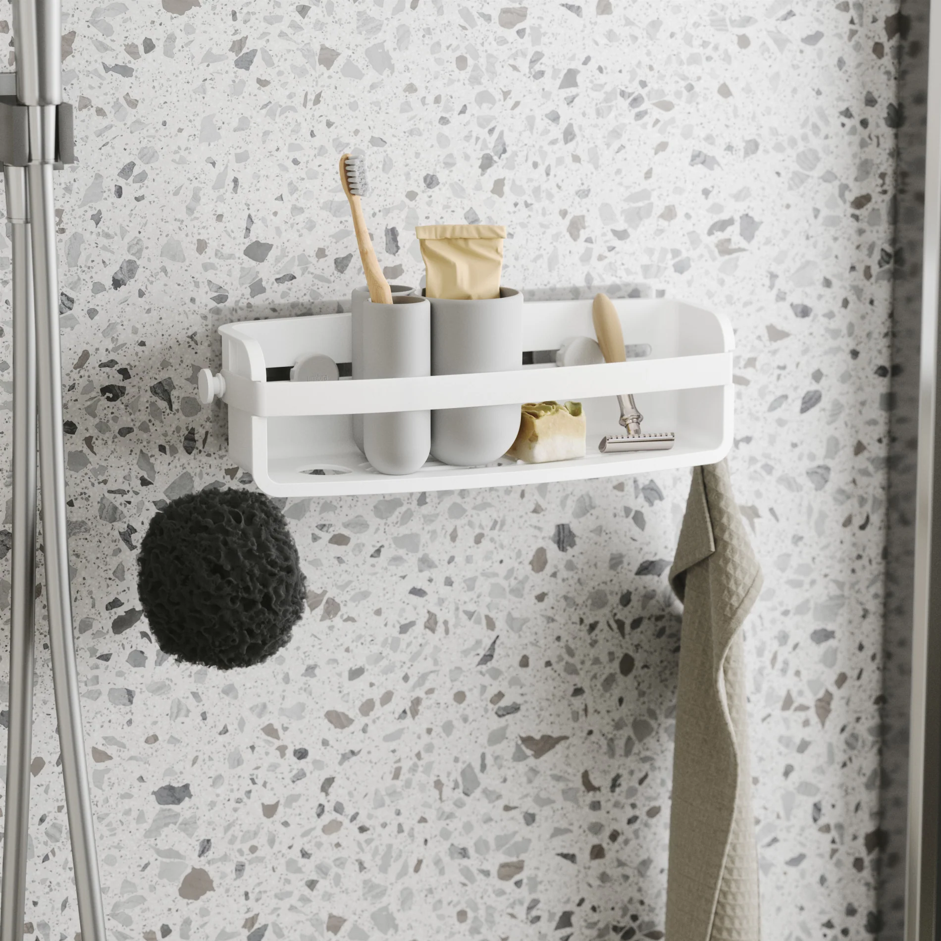 UMBRA Flex Adhesive Bin — Wash - Image 2