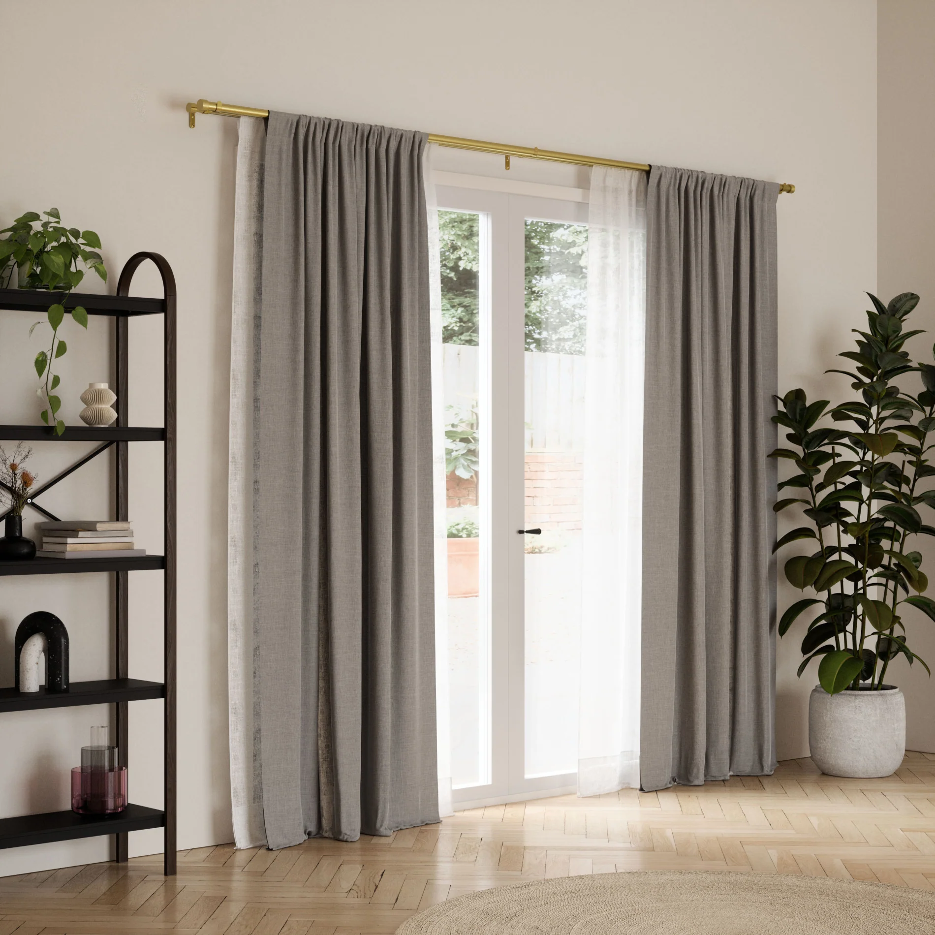 UMBRA Cappa Double Curtain Rod — Bracket - Image 25