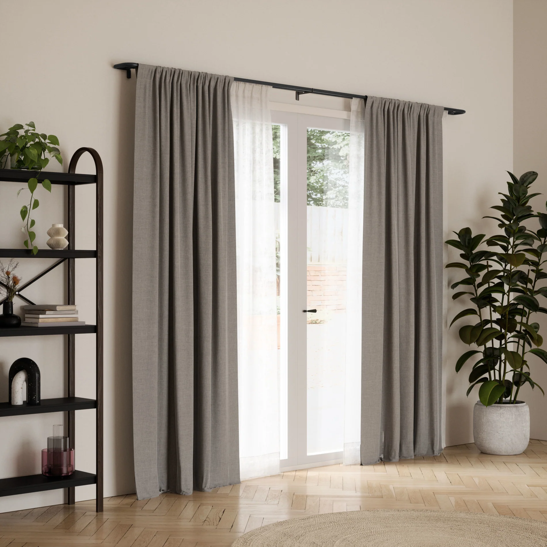 UMBRA Twilight Double Blackout Curtain Rod — Light - Image 5