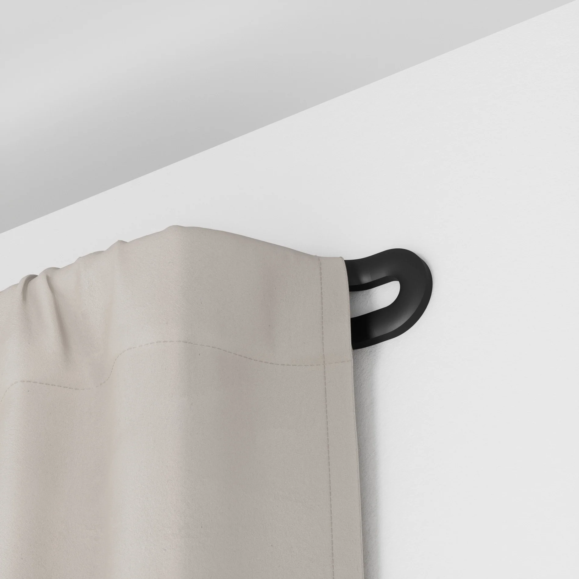 UMBRA Midnight Blackout Double Curtain Rod — Wrap - Image 2