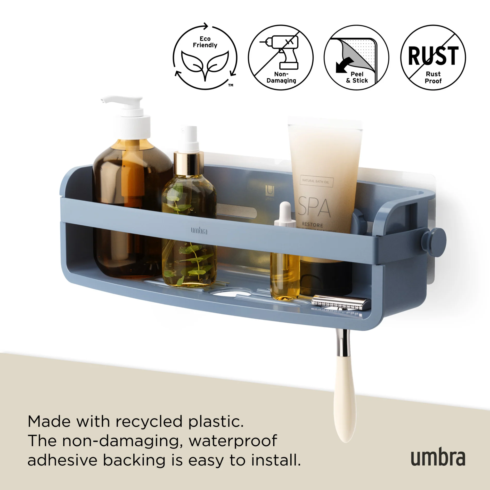 UMBRA Flex Adhesive Bin — Wash - Image 23