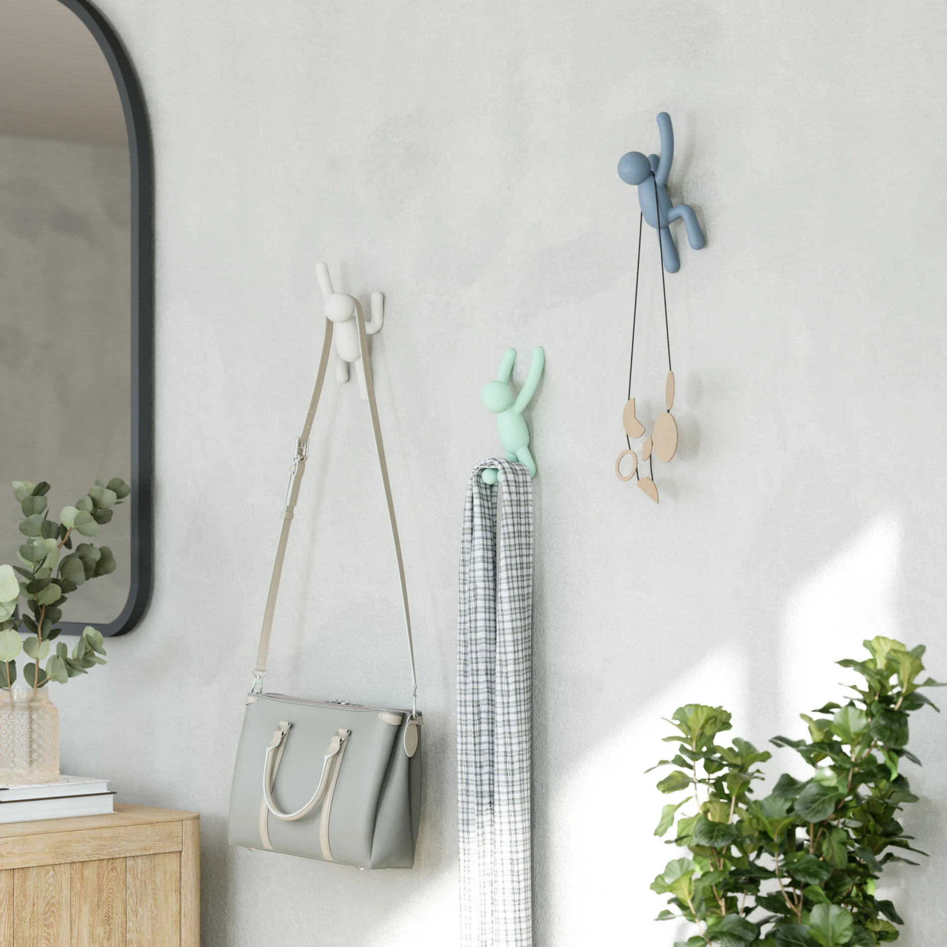 UMBRA Buddy Wall Hooks, Set of 3 - Image 7