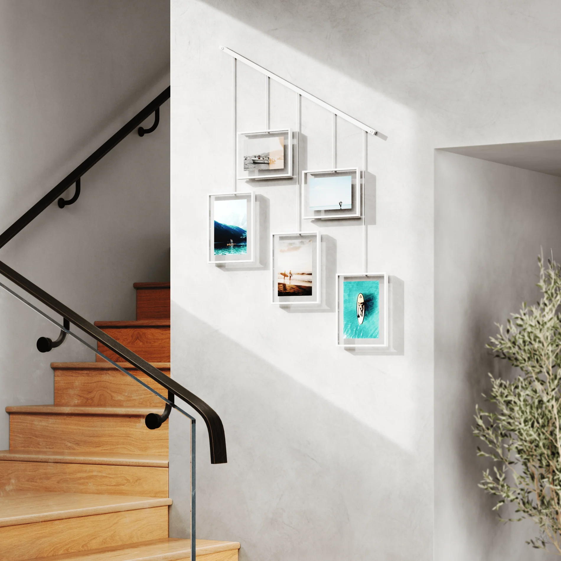 UMBRA Exhibit Wall Picture Frames, Set of 5 - Image 8