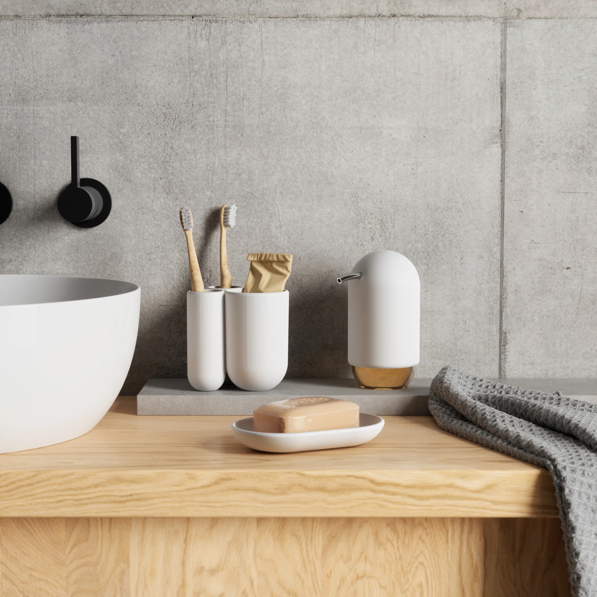 UMBRA Touch Organizer / Toothbrush Holder - Image 2