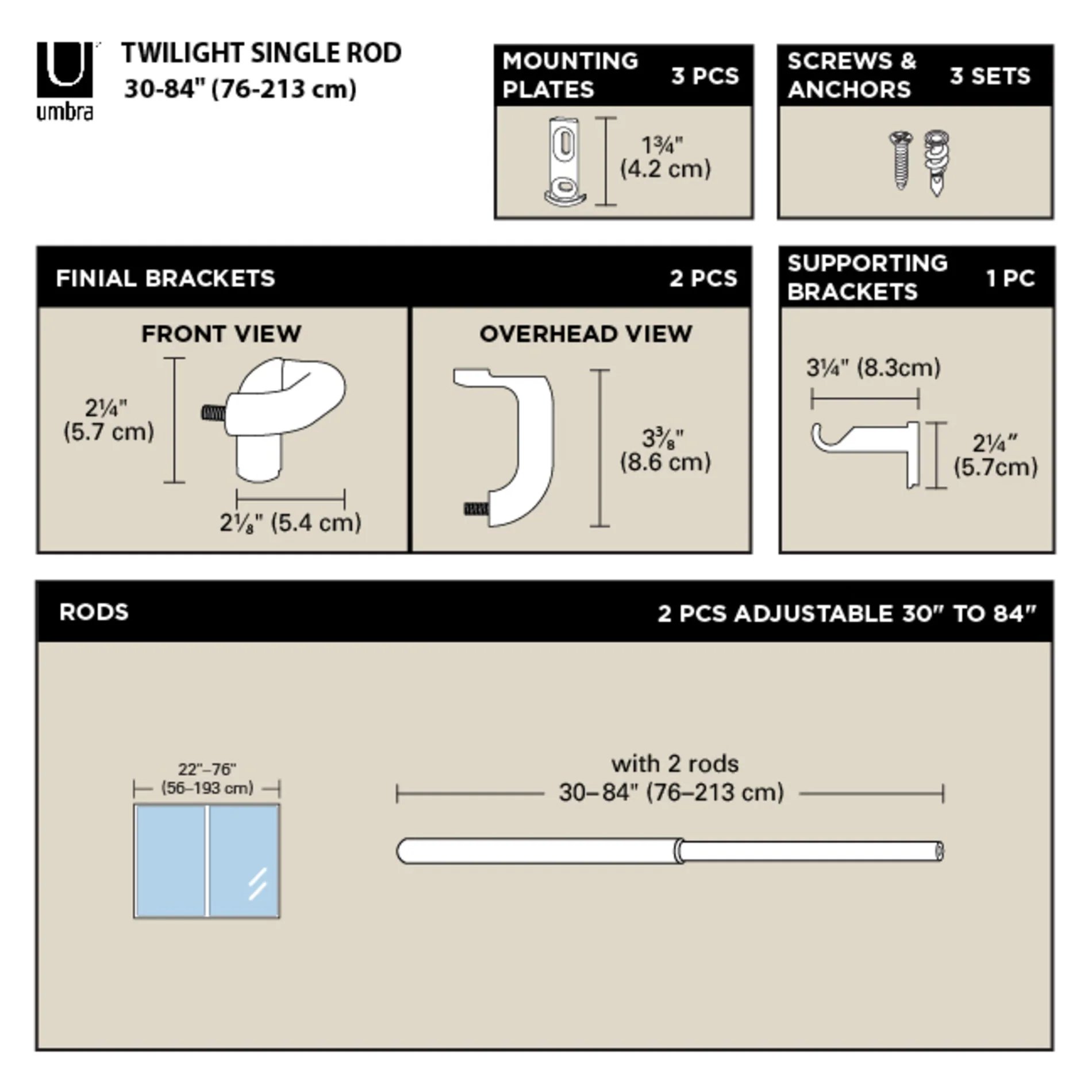 UMBRA Twilight Blackout Curtain Rod — Wrap - Image 10