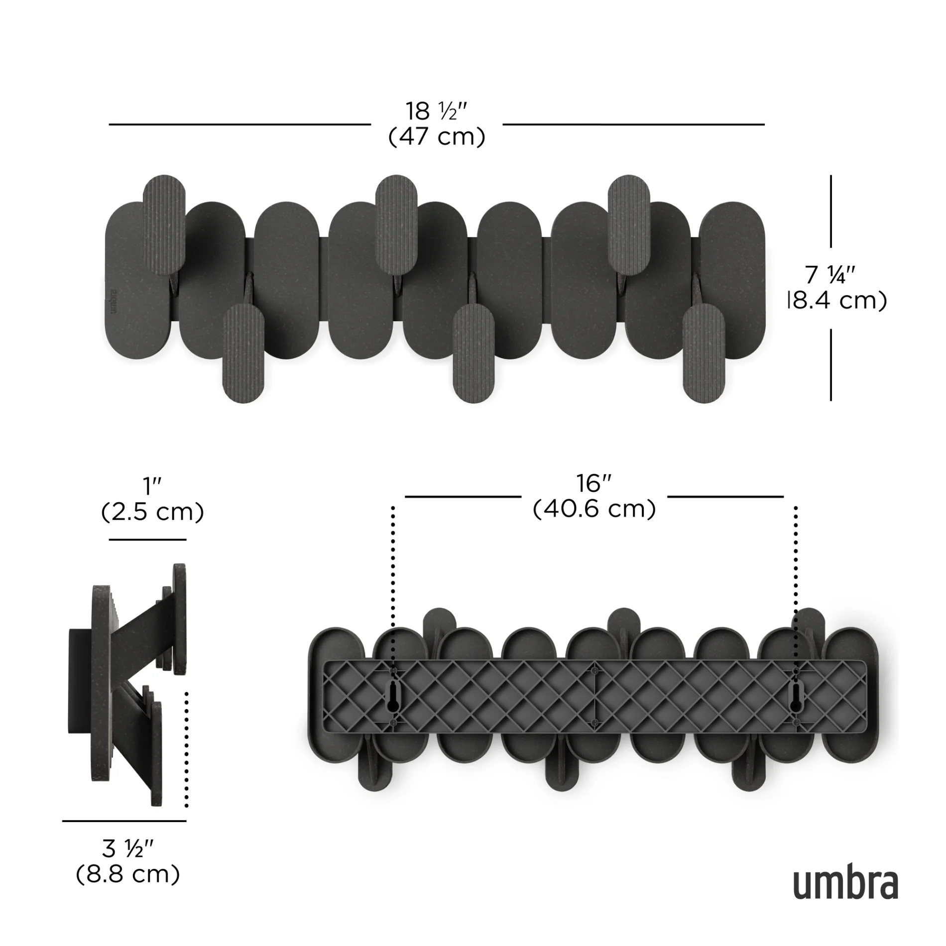 UMBRA Tempo 6 Wall Hook — Bag - Image 5