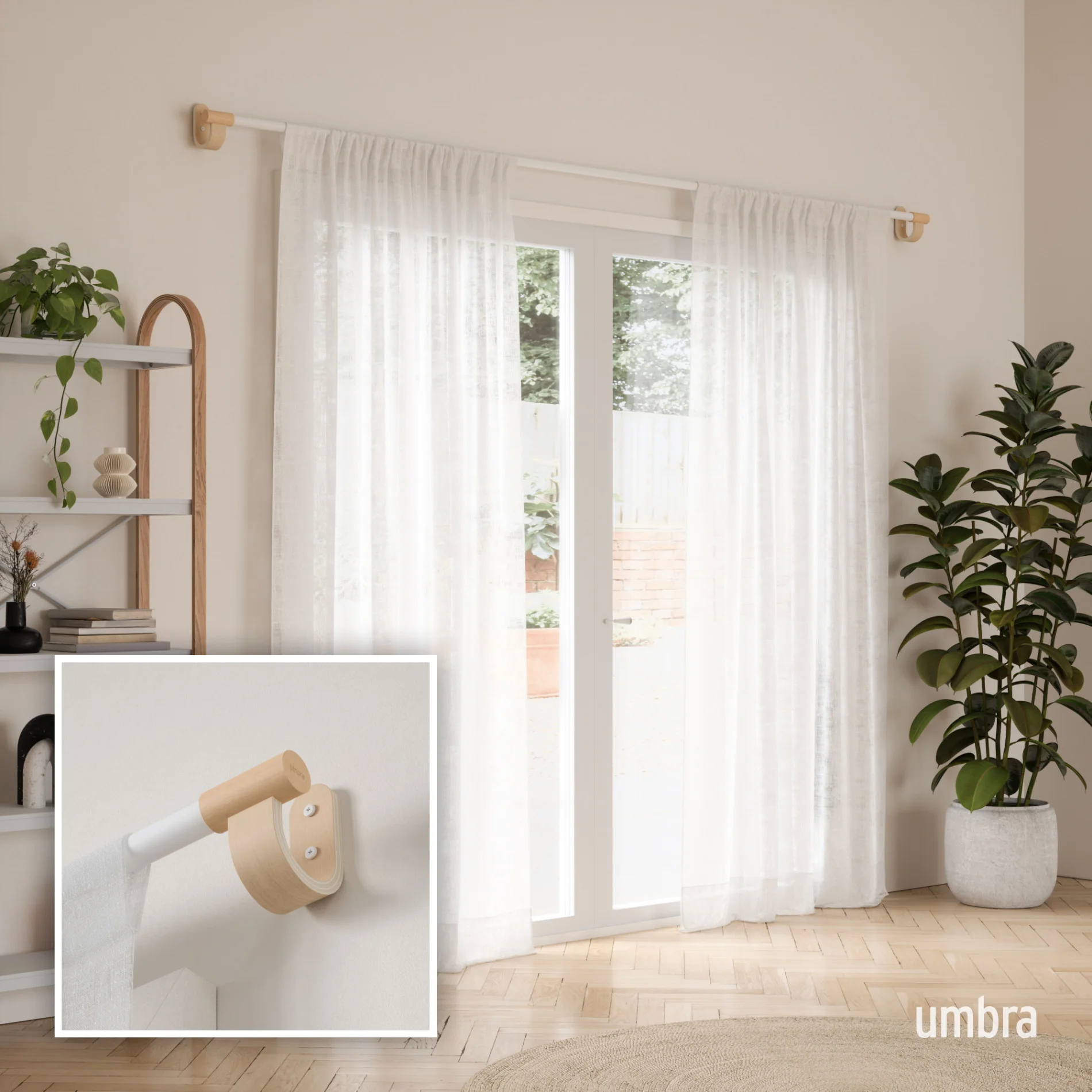 UMBRA Bellwood Curtain Rod — Bracket - Image 5