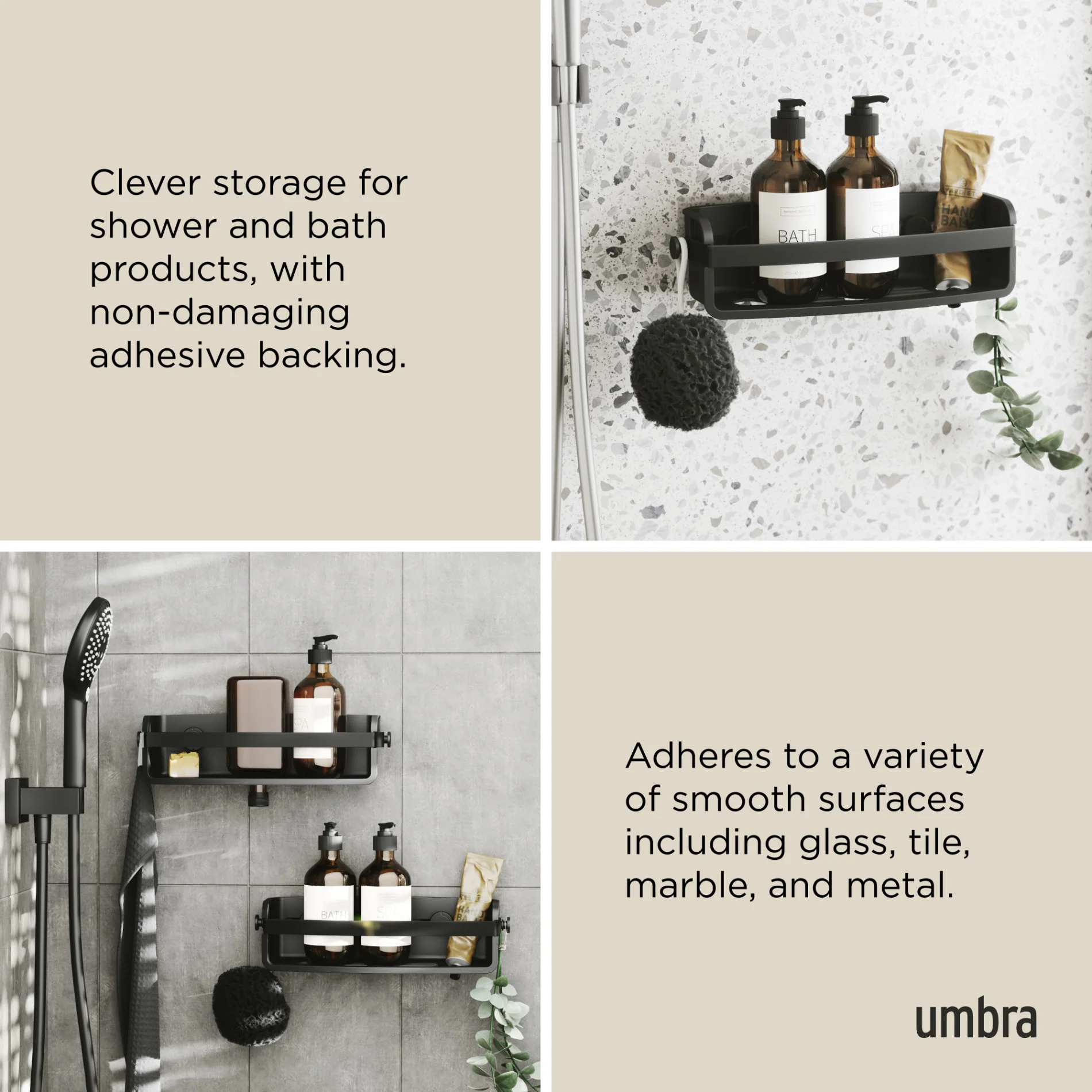 UMBRA Flex Adhesive Bin — Wash - Image 13