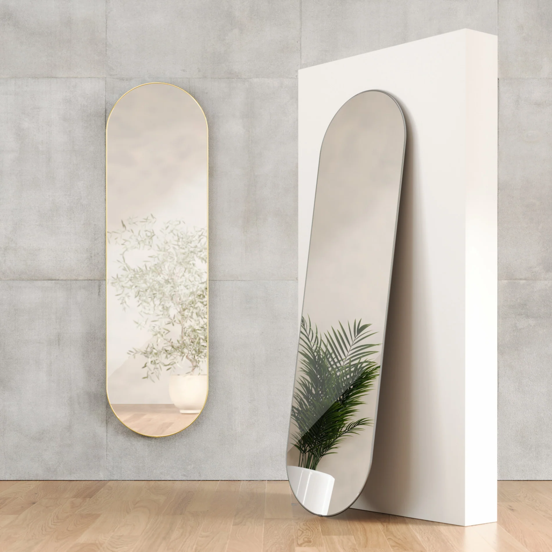 UMBRA Hubba Pill Mirror 62x18 - Image 7