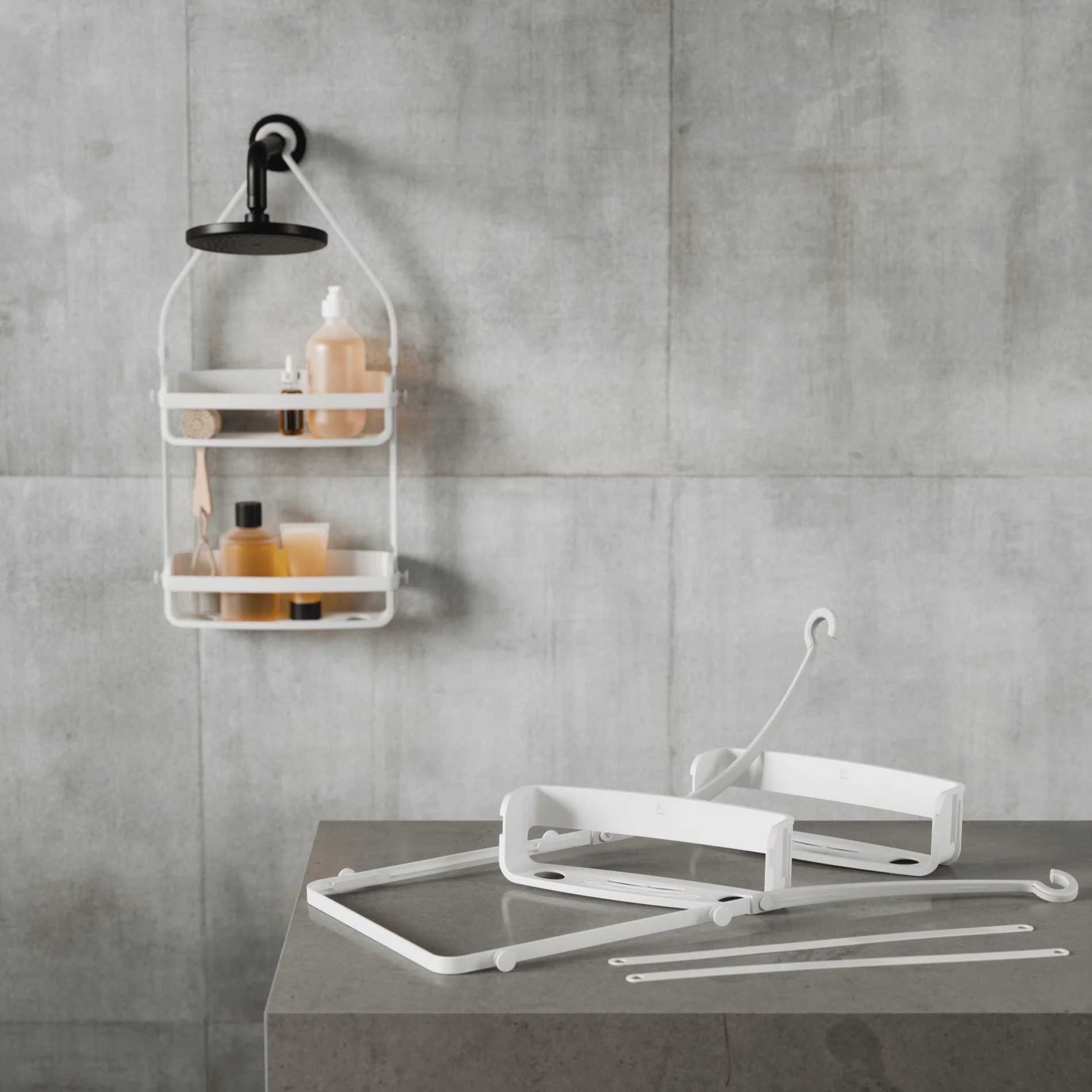 UMBRA Flex Shower Caddy — Bottle - Image 3