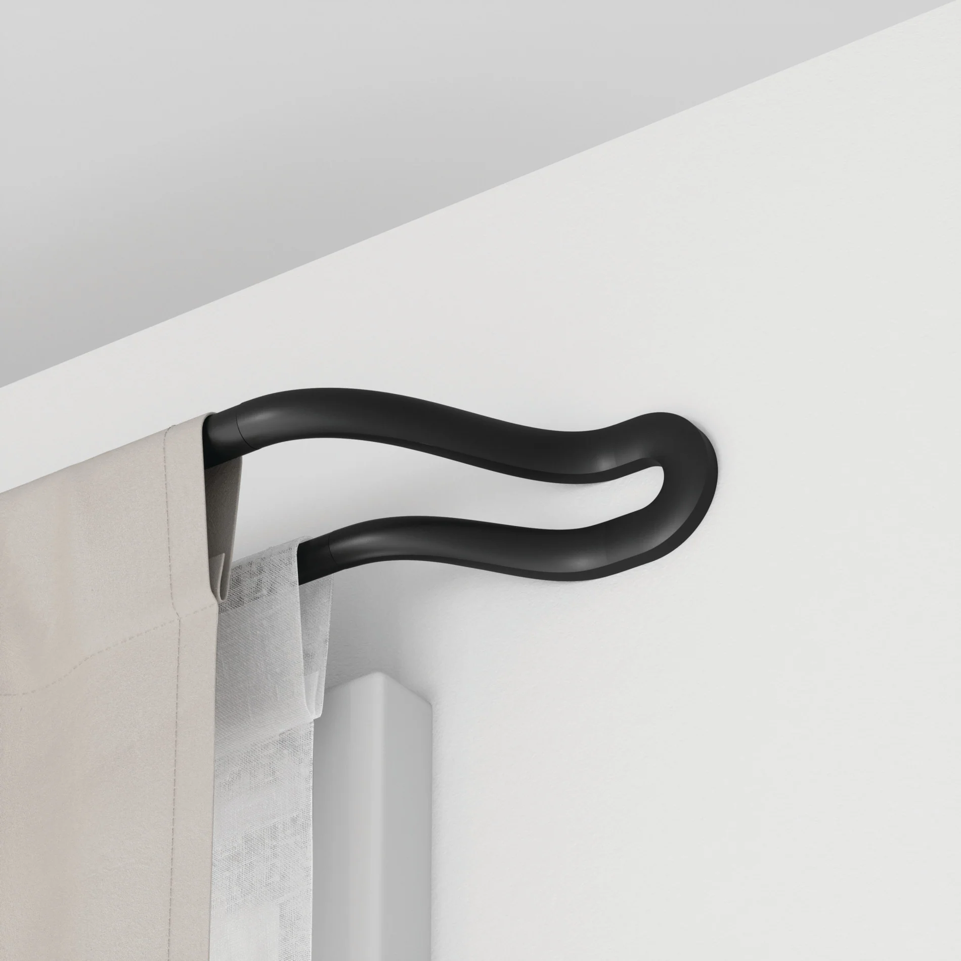 UMBRA Midnight Blackout Double Curtain Rod — Wrap - Image 3