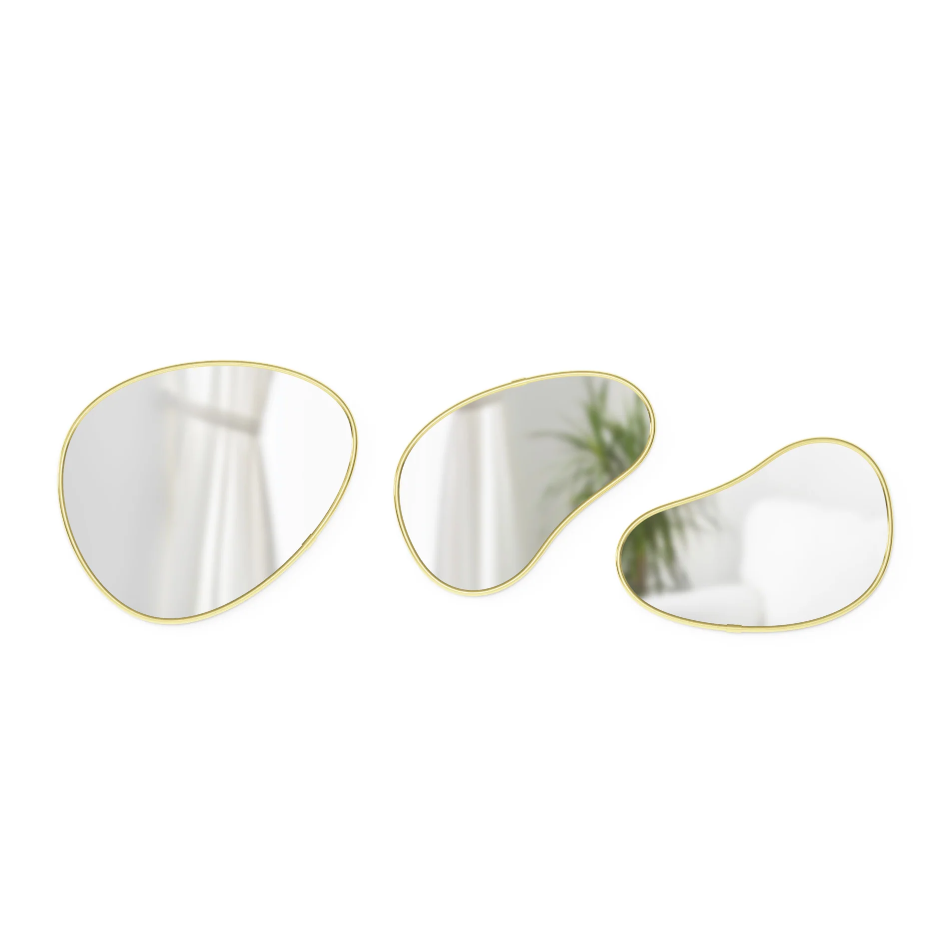 UMBRA Hubba Pebble Wall Mirrors, Set of 3 - Image 15